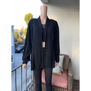 Popyllloreni Women’s Black Cardigan Size M